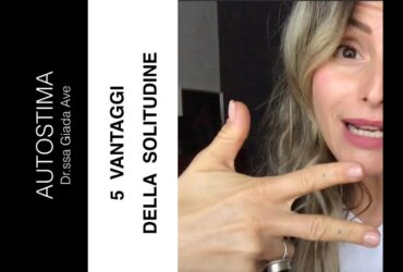 stare da soli fa bene